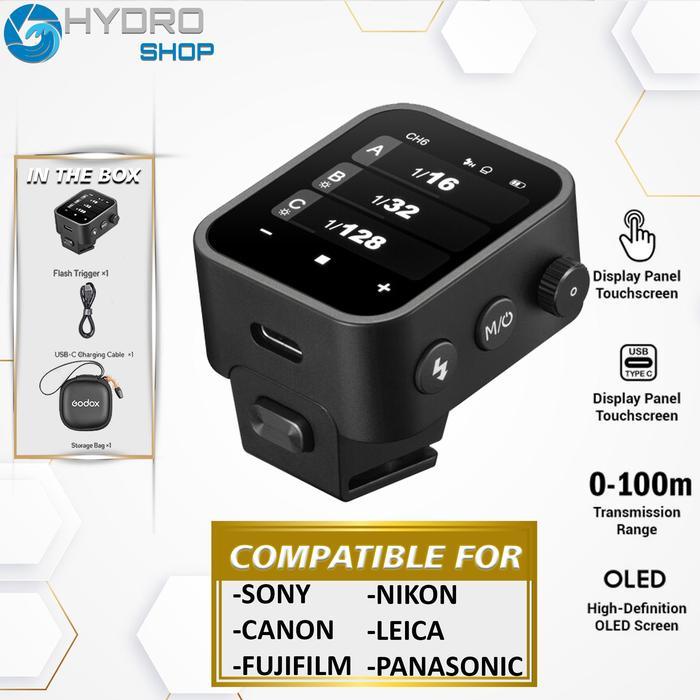 Godox X3 Touchscreen TTL Wireless Flash Trigger / Godox X3S / Godox X3F / Godox X3C / Godox X3N / Go
