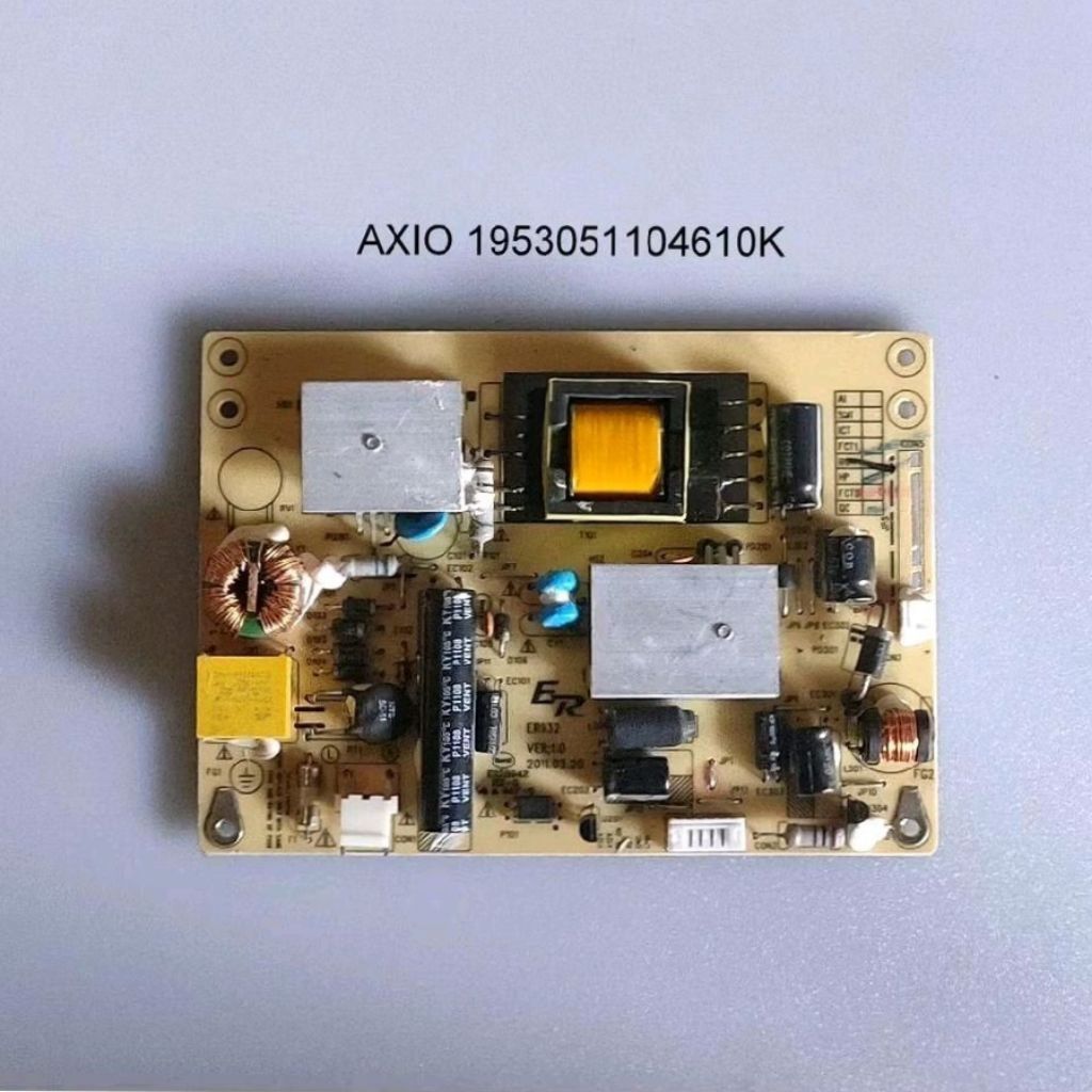 PSU LCD Monitor Axioo 1953051104610K Mesin Power Supply ER932 Ver 1.0 PCB Regulator Spart part PCB B
