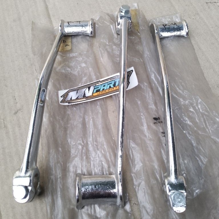 Kick Stater Selahan Vespa PX Excel Stainles Chrome Baru Stok Lawas
