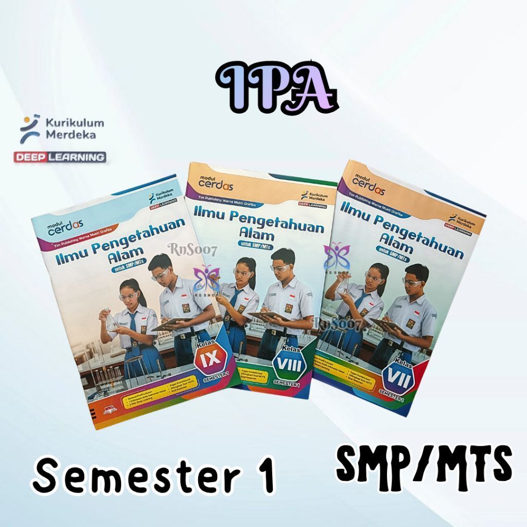 LKS Cerdas IPA Kelas 7,8 dan 9 SMP/MTS Semester 1 "Kurikulum Merdeka"