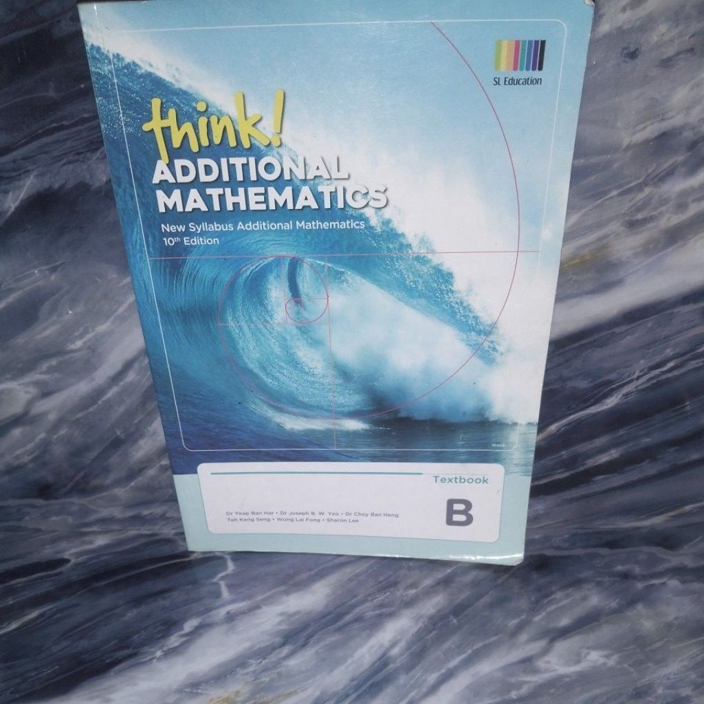 Think Additional Mathematics B Textbook bekas original