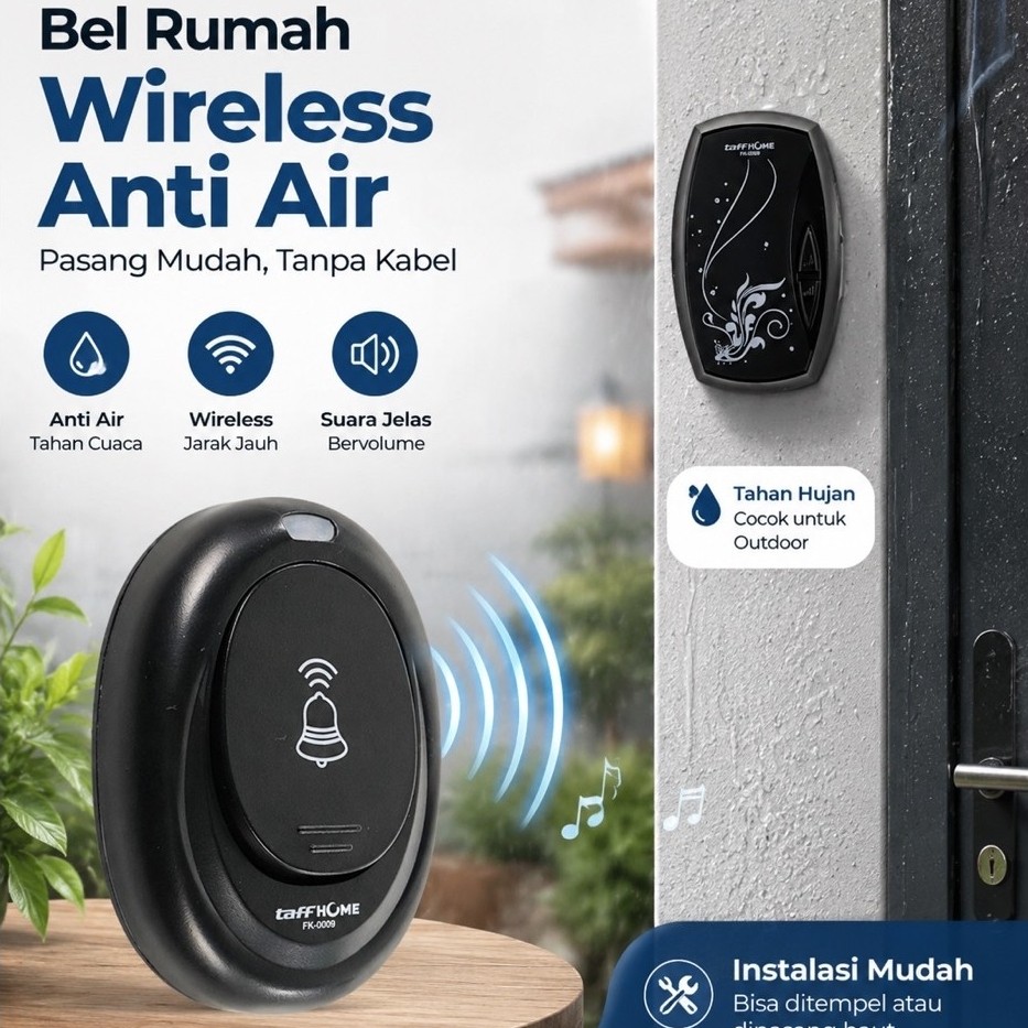 Bel Rumah Wireless - Bel Pintu Wireless
