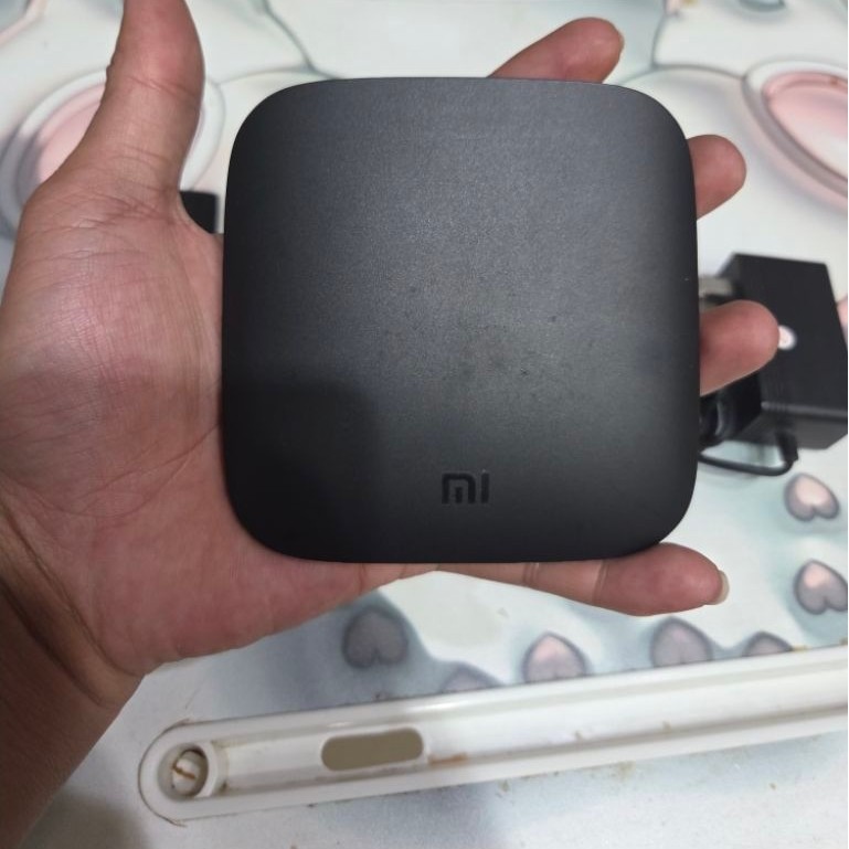 Xiaomi Mi box 3S 4K HDR 2/8GB Android TV Box Bekas Full set