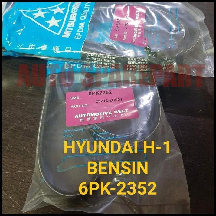HOT DEAL FAN VAN V BELT TALI KIPAS 6PK2352 HYUNDAI H1BENSIN 6PK-2352