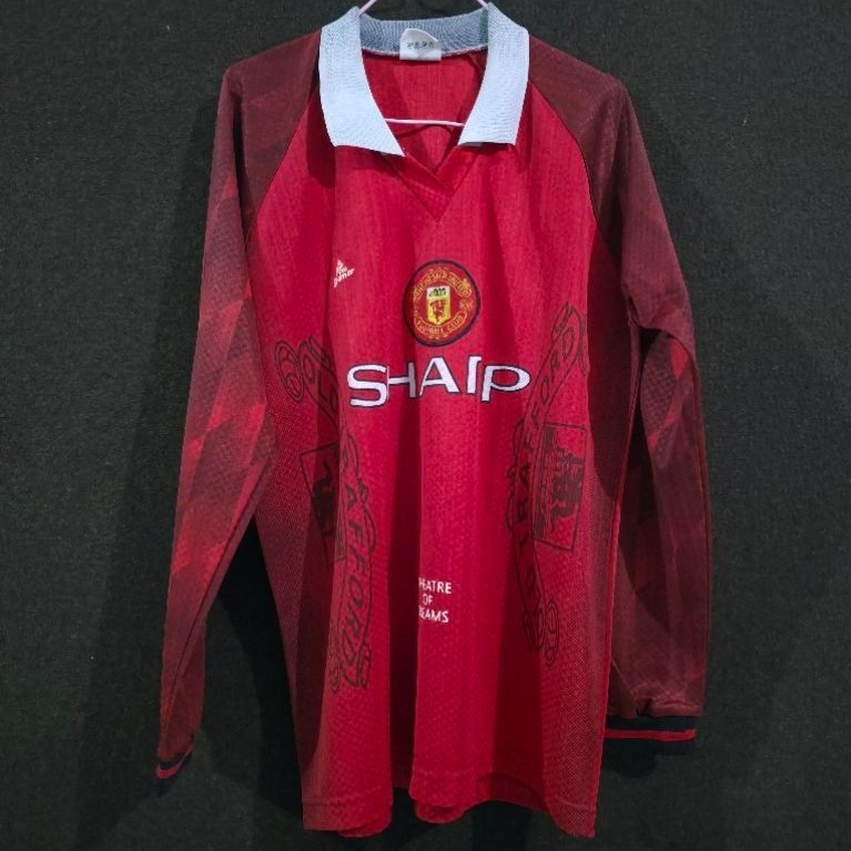 Vintage Manchester United 1996 Iconic Home Jersey MU Man utd Retro