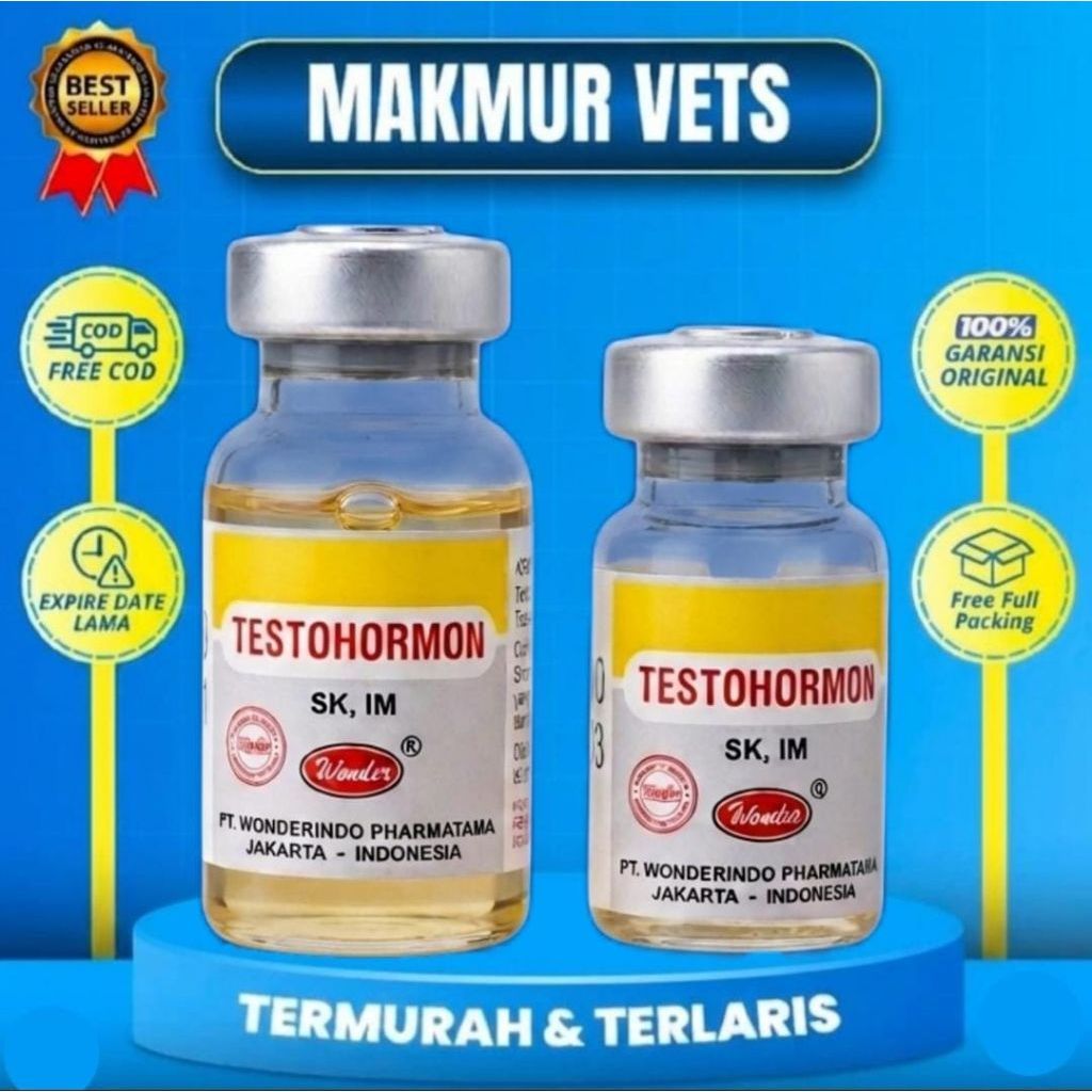 Testohormon 5ml,10ml,20ml Gangguan Reproduksi Hewan