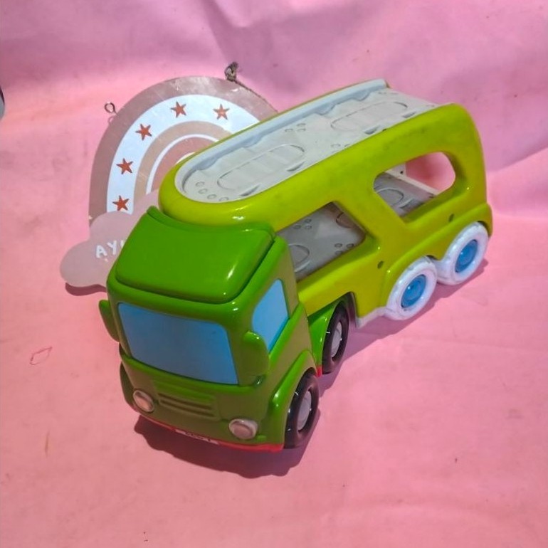 ELC Whizz World Car Transporter preloved