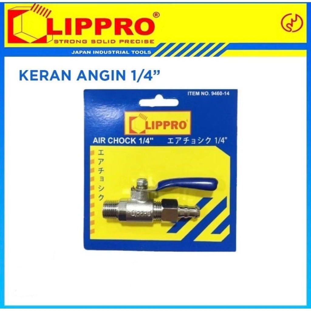 LIPPRO 9460-14 STOP KRAN ANGIN KOMPRESOR UDARA AIR COCK COMPRESSOR