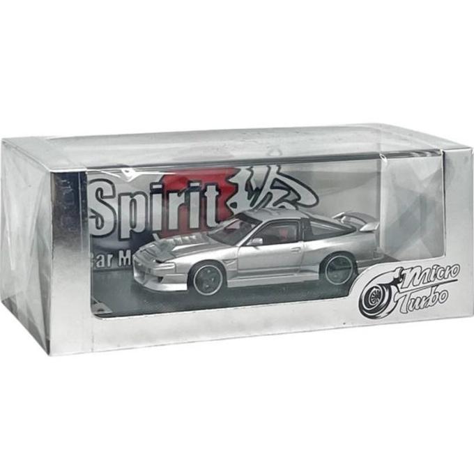 MT6407A4 - Micro Turbo 1/64 Nissan 180SX Sprit Rei Miyabi Diecast Mobil Mainan Miniatur