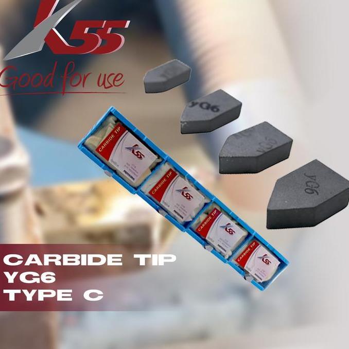 Mquinas - K55 Mata Widia Tipe C Pahat Bubut Milling Bor - Carbide Tip C Type