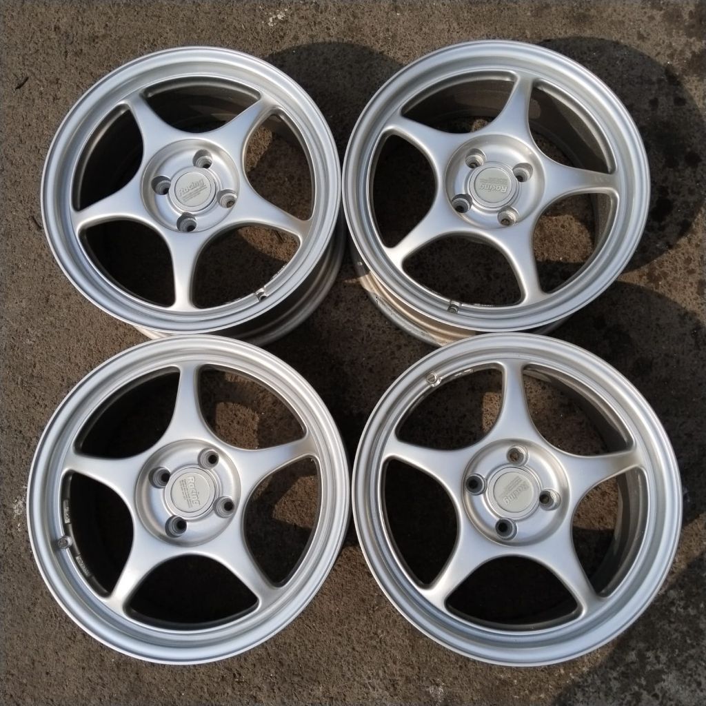 Velg Enkei RP01(Enkei Tulang) Original Ukuran Velg: 16 lebar 7incOffset: ET: 43PCD: 4×100