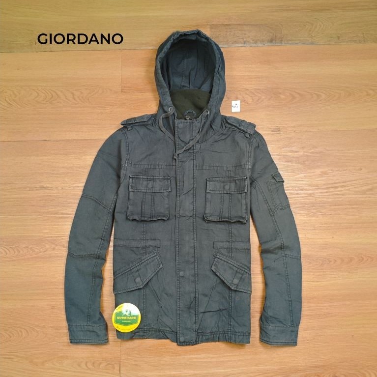 Giordano casual parka canvas jacket