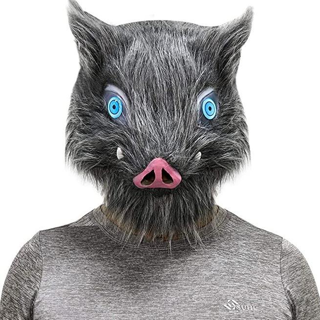 TOPENG KIMETSU NO YAIBA INOSUKE PIG MASK LATEX