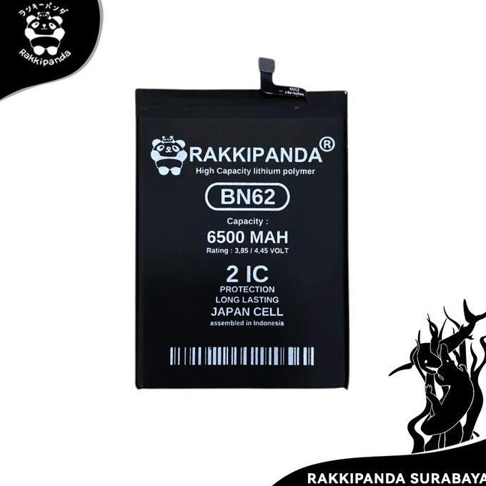 RakkiPanda Baterai BN62 Compatible With Redmi 9T / Pocophone M3