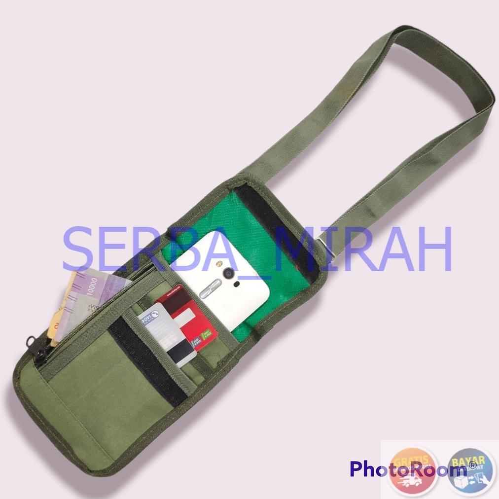 PROMO SM_ SAKO WALLET /TAS HP KARTU GANTUNGAN LEHER /TAS HP MINI SELEMPANG  TAS HP WANITA PRIA SELEM