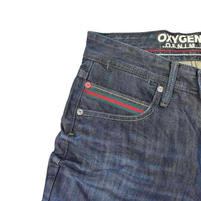 Oxygen Denim Teppered Jeans Pendek (803-0401/AEF)