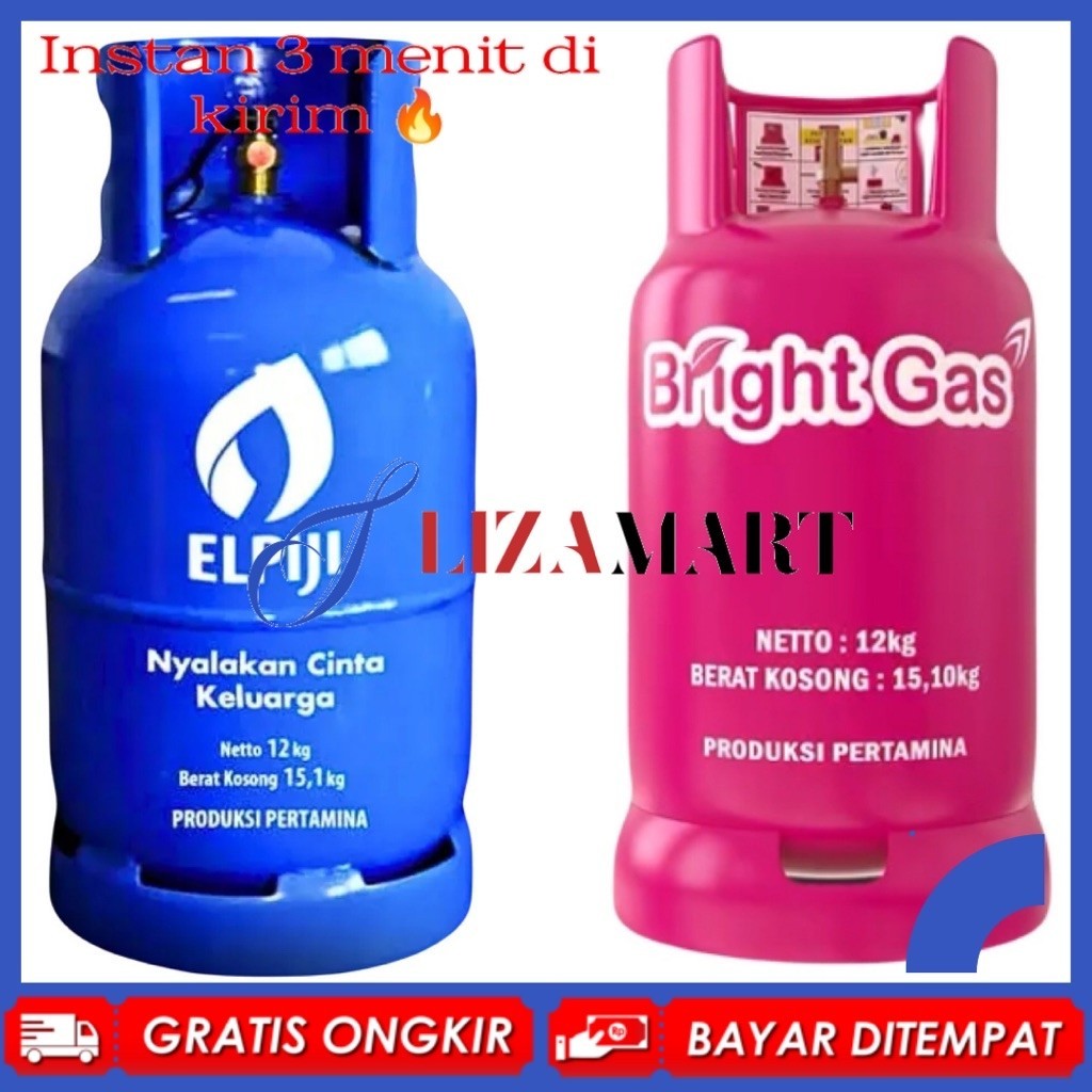 Tabung Bright Gas 12kg KOSONG Elpiji 12kg Tabung Gas 12kg