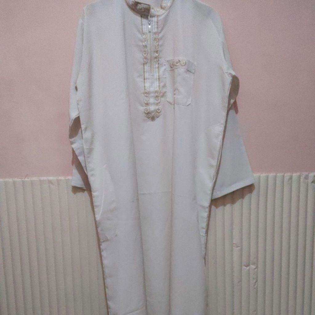 PRELOVED JUBAH GAMIS PRIA PUTIH