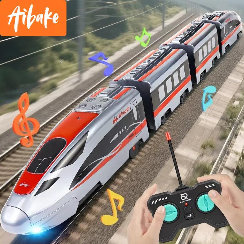 Mainan Kereta Whoosh Remote Control Kereta Cepat Remote Control RC High Speed Train RC Anak