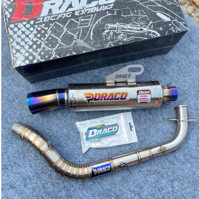 Knalpot Draco non samlong type XR1 original