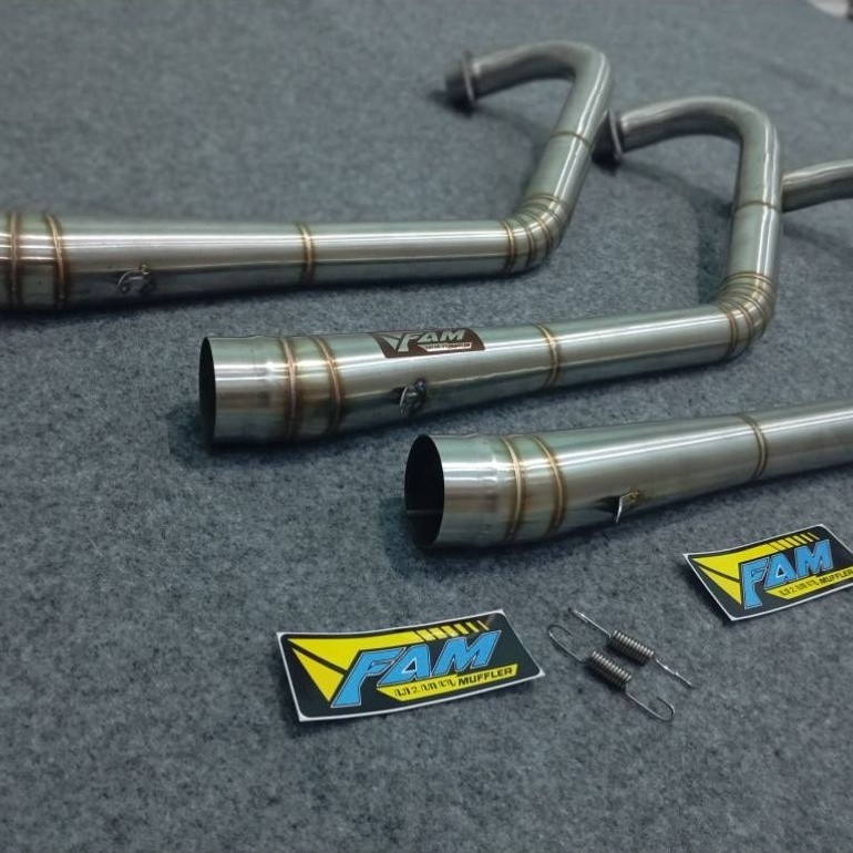 Leheran Prostreet Knalpot Satria Fu 155cc 200cc Pipa 35 38 50 Original Fam