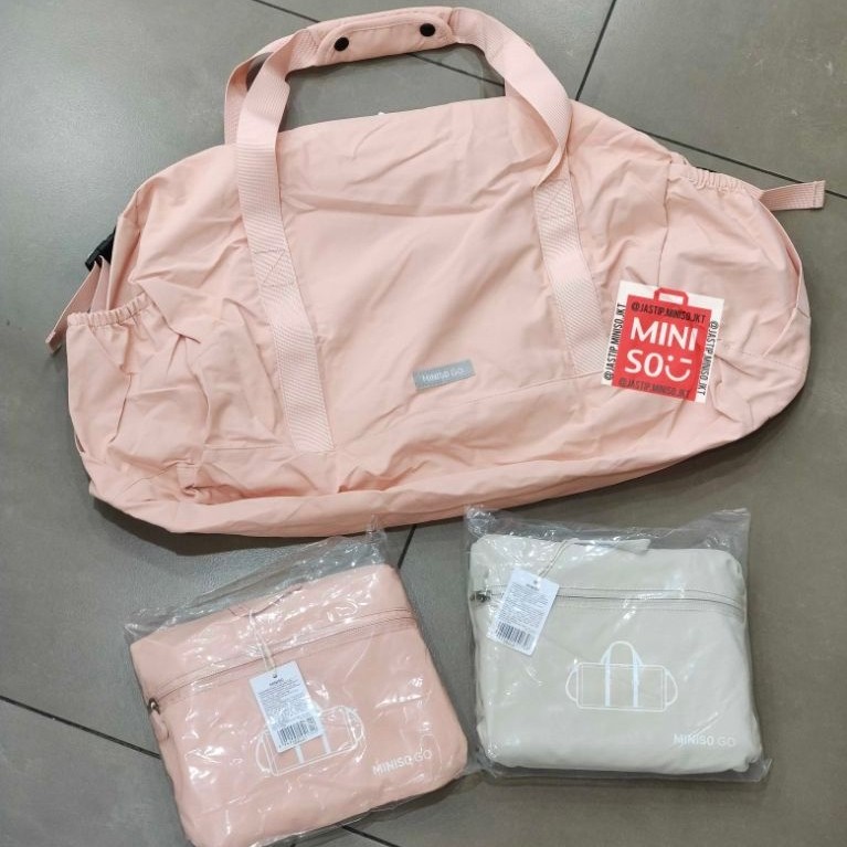 MINISO Tas Travel Lipat MINISO GO / Deluxe Travel Series Large Foldable Storage Bag (48x28x26cm) PIN