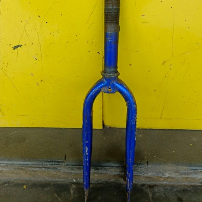 fork sepeda lipat 20 model disckbrake second layak mulus standar