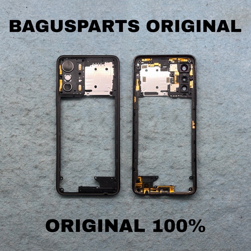 FRAME MIDDLE BAZZEL BAZEL TULANG RANGKA TENGAH INFINIX ZERO 5G 2022 X6815 X6815B ORIGINAL COPOTAN