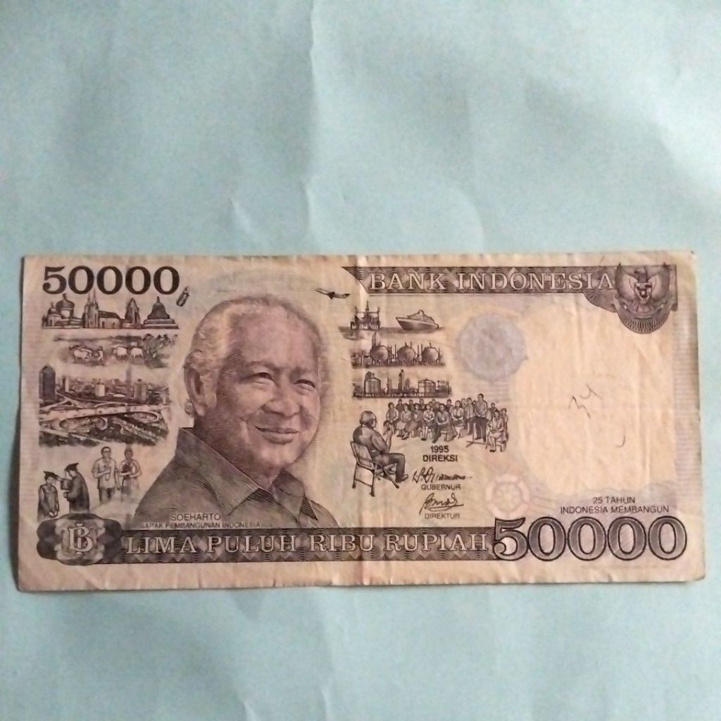 uang jadul  50000 tahun 1995