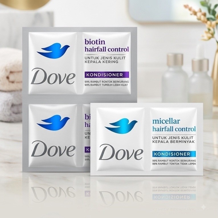 Dove conditoner 1 renceng / dove conditioner sachet / conditoner dove sachet
