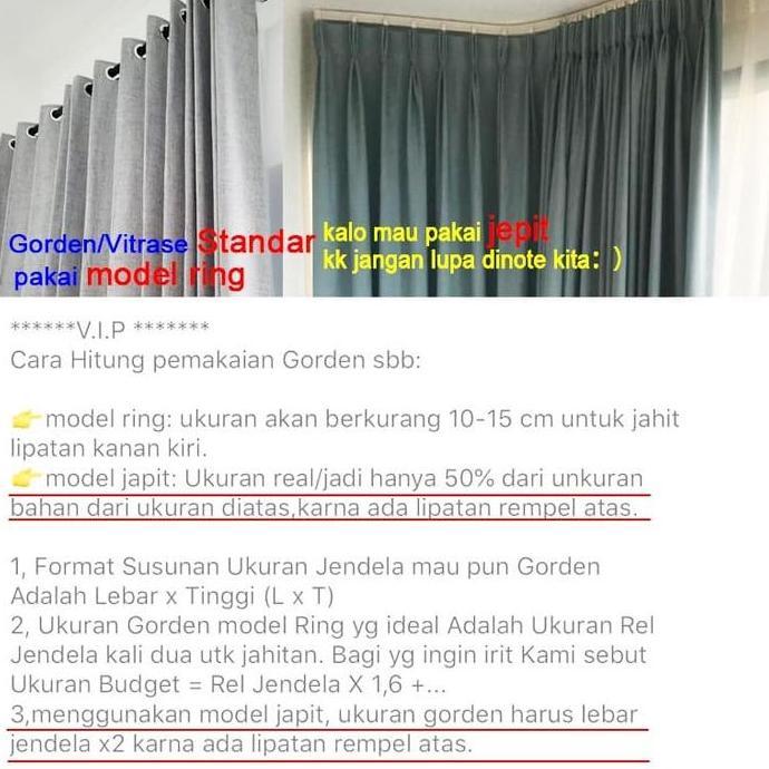 Myhome- Vitrase Gorden/Vitrase Cream/Pohon Besar Putih Hijau