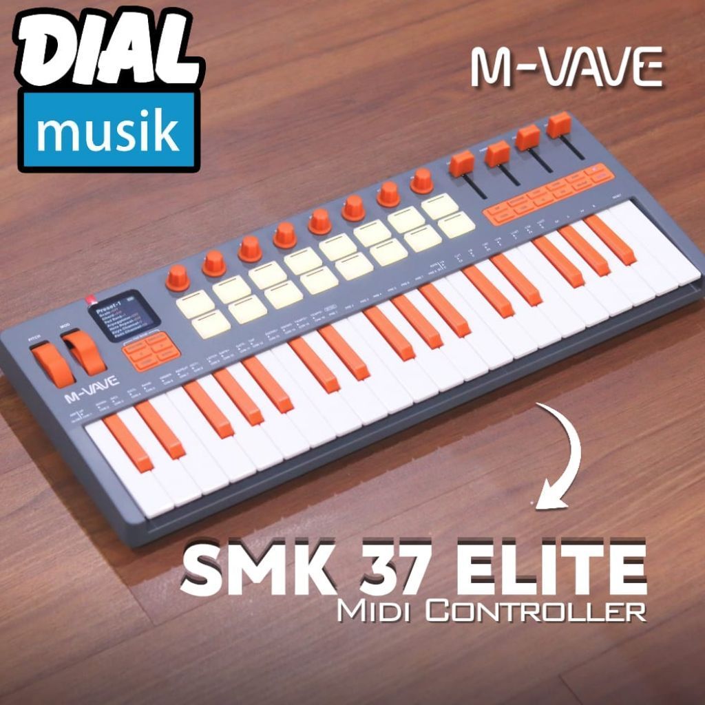 M-Vave SMK 37 Elite Midi Controller - MVAVE SMK37 Elite / SMK-37 Elite ORIGINAL
