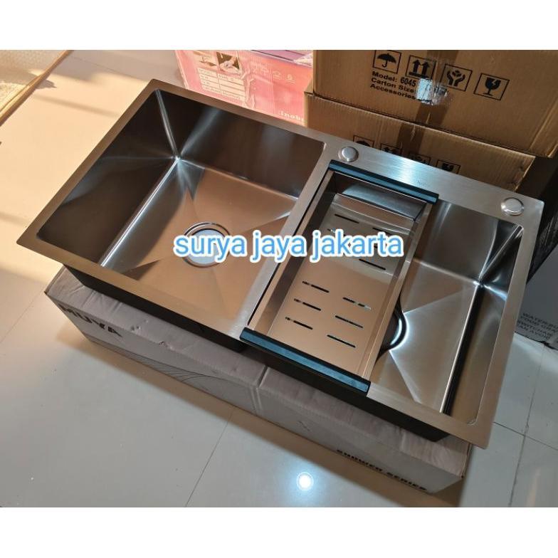 (Body )kitchen sink 8245 stainless / BCP 2 lubang stainless 8245
