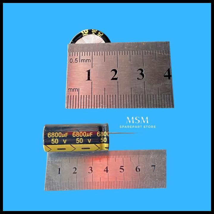 TERBARU ELCO 6800UF 50V MAX ORIGINAL 