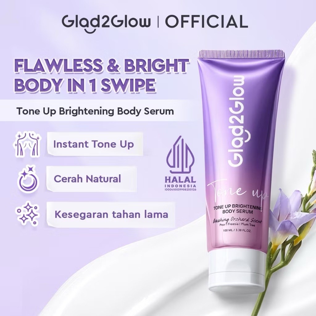 Glad2Glow Tone Up Brightening Body Serum / G2g Tone Up Brightening Body Serum / glad2glow tone up bo