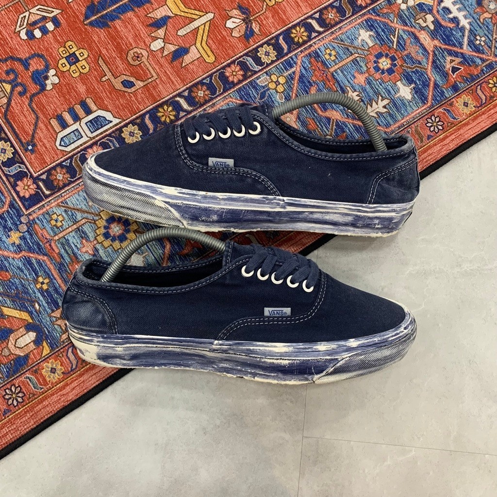 [Size 43] Vans Authentic Reissue 44 LX Dip Dye Stressed Dress Blue Second Original