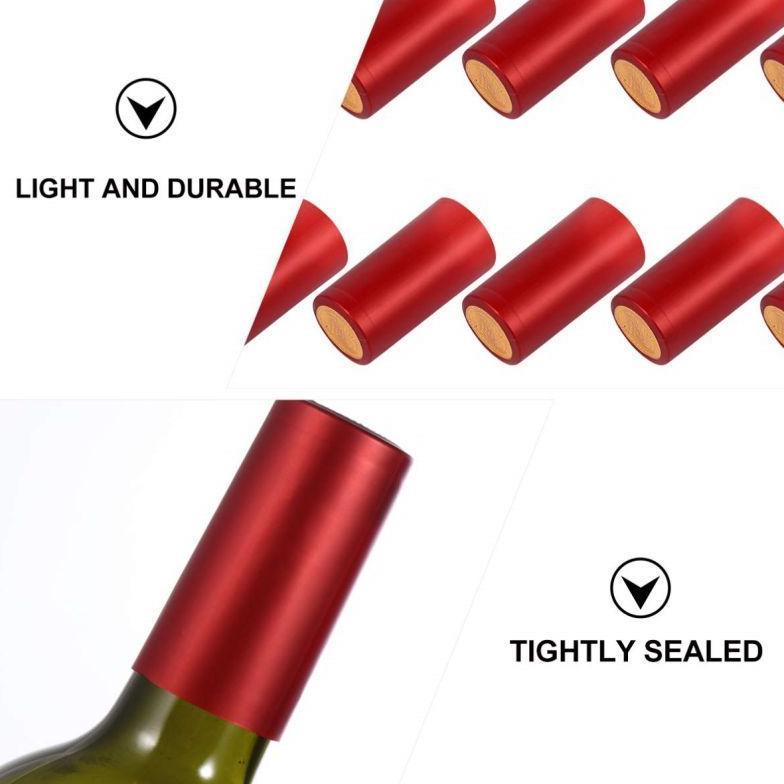 100Pcs Pvc Shrink Film Wine Bottle Segel Heat Shrink Wrap Segel Botol Wine