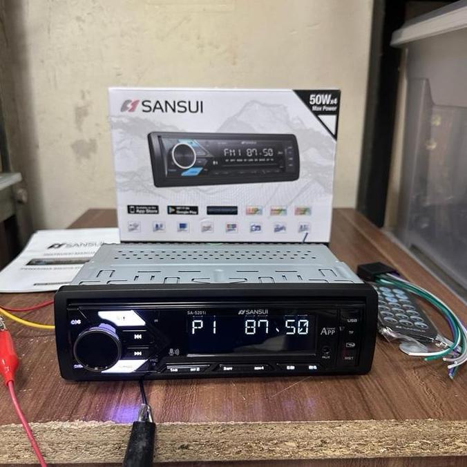 Single Din Mp3 Bluetooth Sansui SA-5201i / Mp3 Mobil