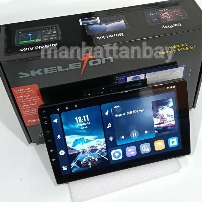 Headunit Android 10 inch Skeleton