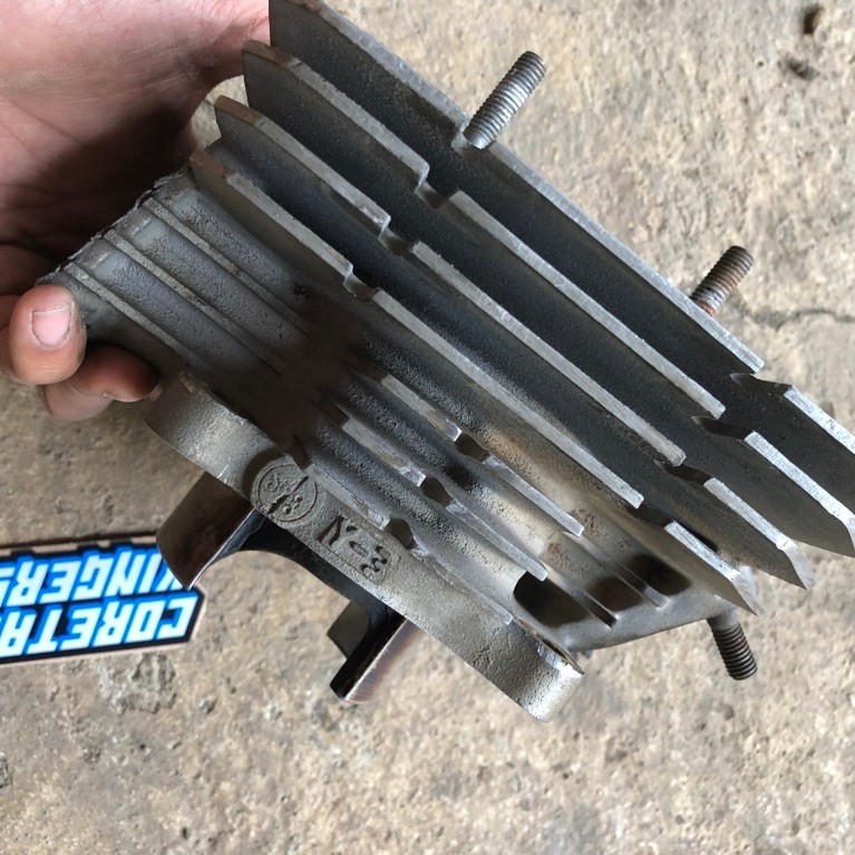 BURING BLOK SILINDER / CYLINDER RX-KING COBRA Y-3 TANPA TIANG OS 125 NO OB NO PORTING ORIGINAL COPOT