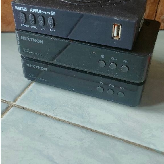 STB Digital T2 Matrix rusak parah mati total