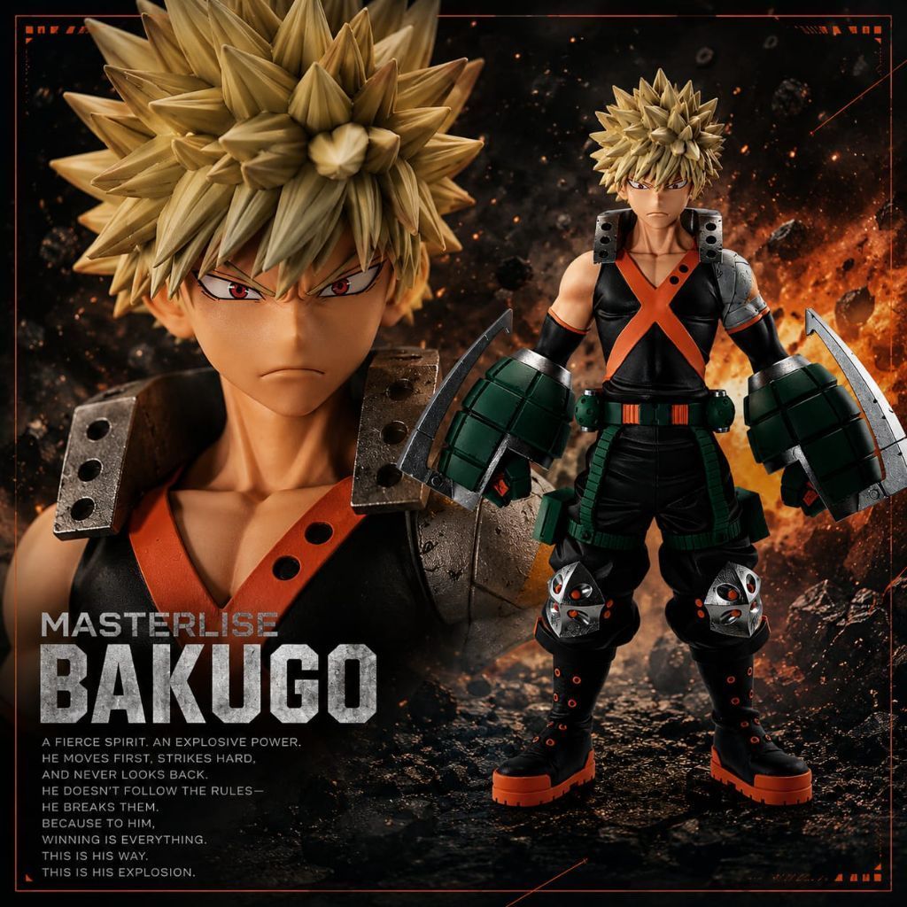 ICHIBAN KUJI MASTERLISE PRIZE C BAKUGO BAKUGOU FIGURE FROM MY HERO ACADEMIA THE FORM OF JUSTICE BOKU