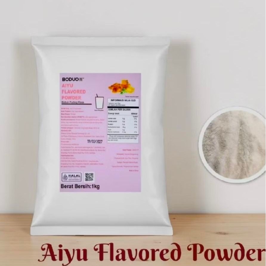 Boduo - Aiyu Flavored Powder - 1 Kg - Bubuk Agar jelly powder