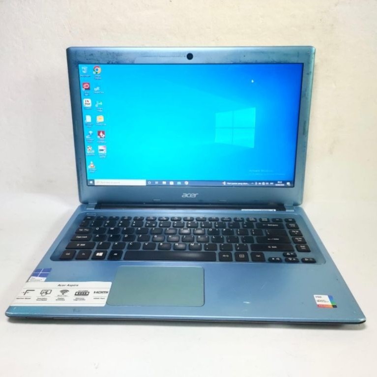 B1100 Laptop Acer Aspire v5-431 intel celeron cpu 1007U Ram 4GB hdd 500GB murah meriah