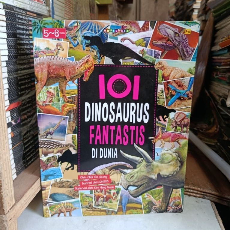 Buku 101 Dinosaurus Fantasis di Dunia