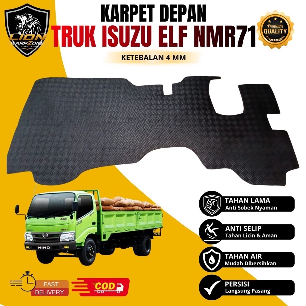 karpet truck Hino dutro toyota dyna kabin/ pelindung kabin hino