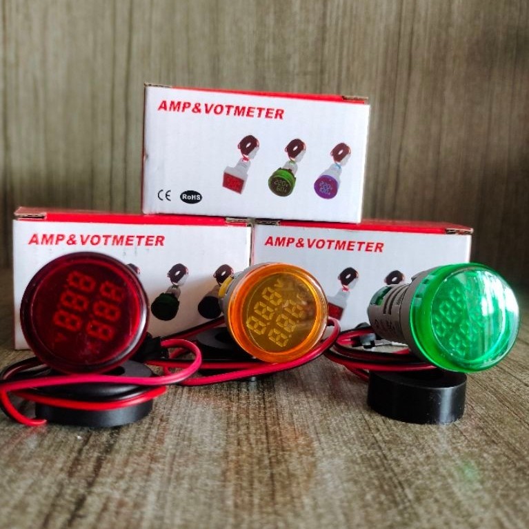 led pilot lamp volt+amper masko