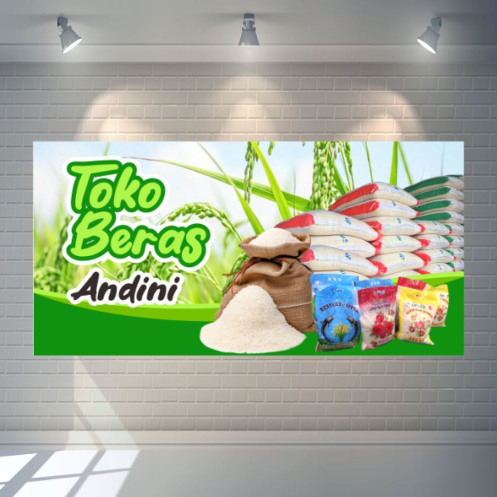 Spanduk Banner Toko Beras