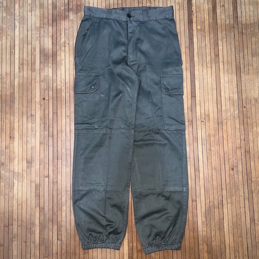VINTAGE FRENCH ARMY UNIFORM FIELD M65 OG 107 PAUL BOYE SETE 1998 TROUSERS CARGO PANTS
