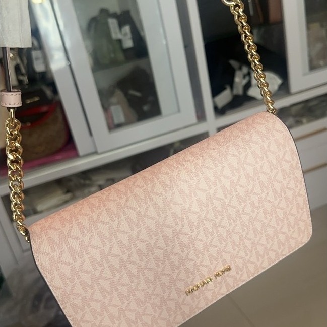 mk crossbody bag jet set md convertible pouchette sign